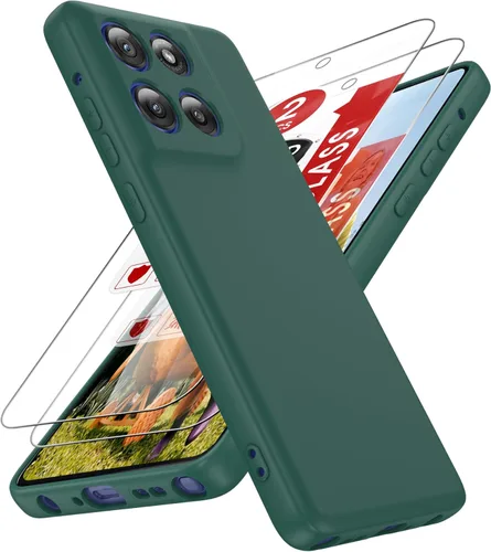 Miniatura 150 de LeYi Funda para Motorola Moto G Play 4G 2024: Funda para Moto G Play 4G 2024 con funda delgada y antiarañazos, silicona líquida a prueba de golpes