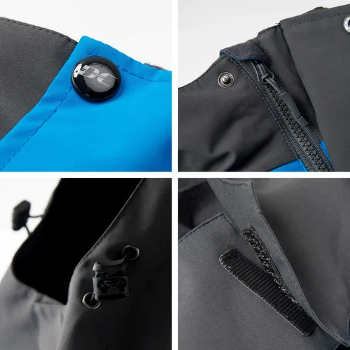 Miniatura 4 de Diamond Candy - Chamarra impermeable de Softshell con capucha para hombre.