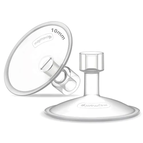 Miniatura 44 de Maymom MyFit Crater Series - Protector de pecho pequeño de 0.630 in, diseño de dos piezas, compatible con piezas de extractor de leche Medela