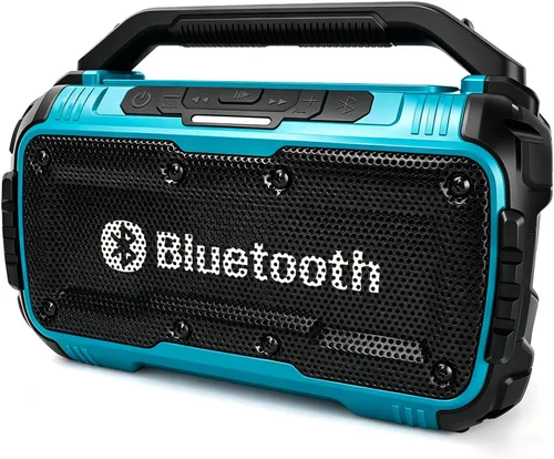 Altavoz Bluetooth inalámbrico compatible con batería Makita de 18 V máximo, Boombox inalámbrico portátil de 80 W, duradero para lugares de trabajo,