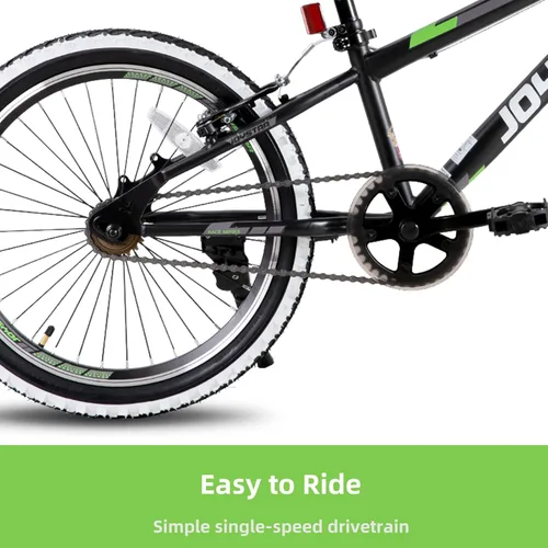 Miniatura 3 de JOYSTAR Lubbock 20 24 Inch Kids Bike for Boys & Girls Ages 7-12 Years Hardtail Mountain Bike for Kids with 1-Speed/7-Speed Drivetrain, White Wall