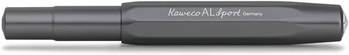 Miniatura 2 de Kaweco AL SPORT Pluma estilográfica Antracita I Pluma metálica premium para cartuchos de tinta de 13 cm I Plumín: M (Mediano)