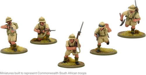 Miniatura 6 de Warlord Games Wargames Delivered Bolt Action British Commonwealth Desert Infantry 1:56 Miniaturas de mesa - Juego de soldados de la Segunda Guerra
