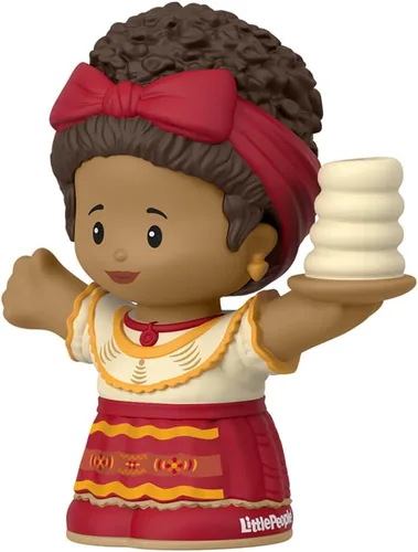 Miniatura 2 de Mattel Pieza de repuesto para Little People Encanto Playset - HMX75 ~ Mirabel's Primo Delores Holding a Plate of Cakes