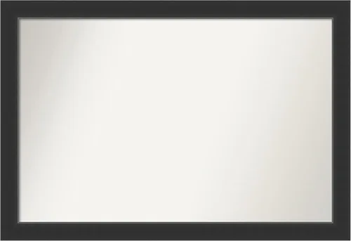 Miniatura 162 de Amanti Art Espejo personalizado, espejo de baño negro Astor, espejo de pared o espejo de tocador de baño sobre el fregadero (25 x 25 pulgadas)