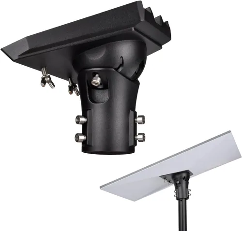 Adaptador de tubo PowGrow para Starlink Gen 3, adaptador ajustable de montaje en poste para plato estándar Starlink V3, aleación de aluminio, negro
