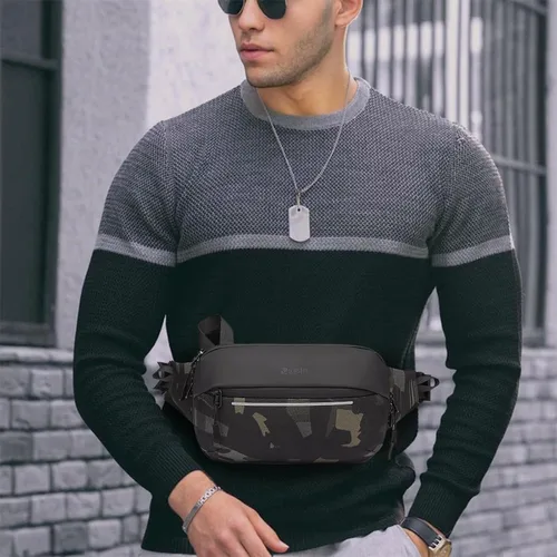 Miniatura 6 de Riñonera cruzada para mujeres y hombres con múltiples bolsillos, para viajes, caminar, correr, senderismo, ciclismo, entrenamiento, billeteras