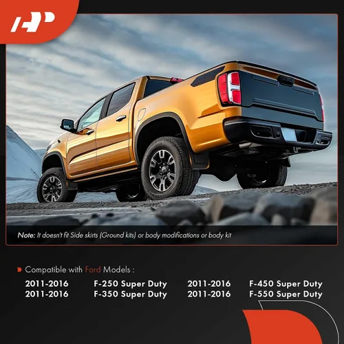 Miniatura 2 de A-Premium Juego de 4 guardabarros con kit de herramientas compatibles con Ford F-250 F-350 F-450 F-550 Super Duty, 2011-2016, Pickup
