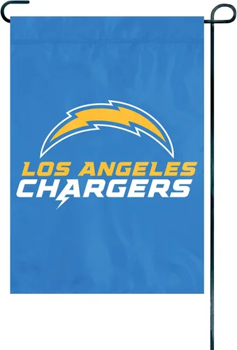Party Animal NFL Team Premium Garden Flag, 12.5" x 18" Double-Stitched Nylon, Outdoor House Décor for Yard, Porch & Garden, Los Angeles Chargers