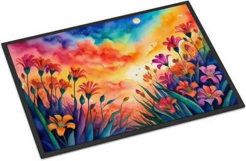 Miniatura 21 de Caroline's Treasures DAC1455MAT - Felpudo de la reina de la noche con diseño de cactus en color de 18 x 27 pulgadas, tapete para puerta delantera