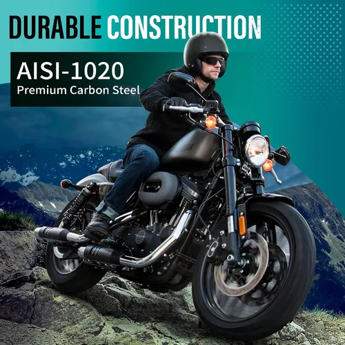 Miniatura 5 de MoKitDora 267mm/10.5" Kit de Suspensión de Amortiguador Trasero Slammer de Bajada para Harley 1980-up Touring, 1983-up Sportster, y 1991-up Dyna, 1