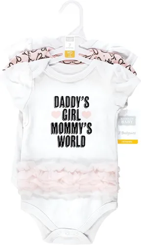 Miniatura 418 de Hudson Baby baby-girls Cotton Bodysuits 3-pack