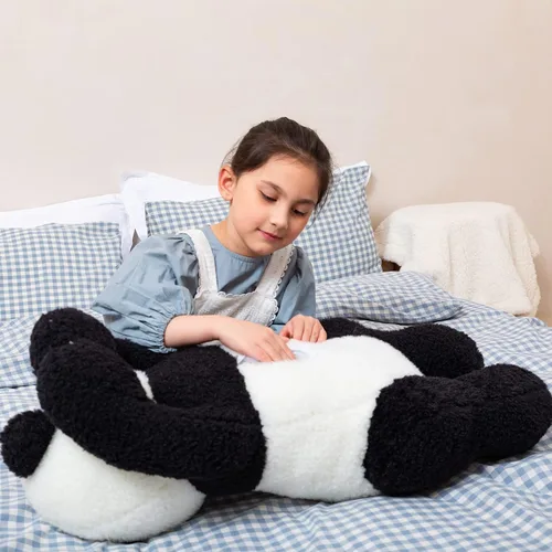 Miniatura 7 de Somao Juguete de peluche de oso panda gigante, lindo panda grande, almohada suave para abrazar para niños, novia, cojín para dormir, regalo