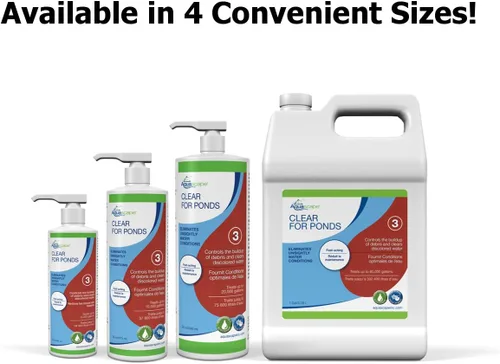 Miniatura 3 de Aquascape Tratamiento de agua transparente para estanques de koi y peces, mezcla de clarificadores para limpiar el agua turbia o descolorida