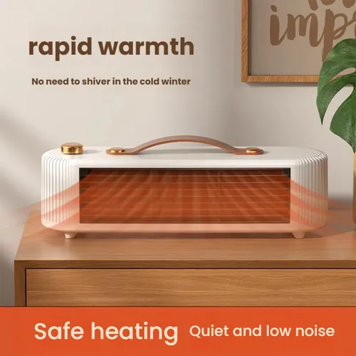 Miniatura 7 de Calentador portátil de calentamiento rápido de 800W, calentador de espacio multifuncional con protección contra sobrecalentamiento ajustable de 2