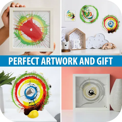 Miniatura 5 de Artes y manualidades para niños de 4 a 8 años, máquina de arte giratorio de pintura para niños, juego de manualidades para 6 a 9 años