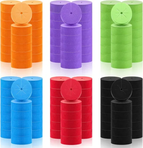 Miniatura 10 de Lallisa 240 collares de clon de 2 pulgadas, insertos de espuma para máquinas de clonación hidropónicas, se adaptan a macetas de red de 2 pulgadas