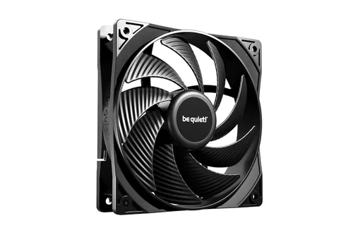 be quiet! Pure Wings 3 Ventilador de caja de alta velocidad PWM de 4.724 in | Motor de bucle cerrado con regulación de velocidad | Presión de aire