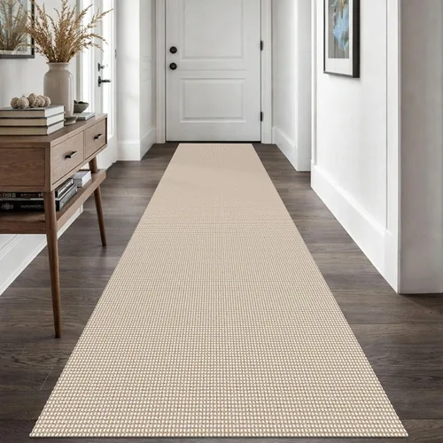 Miniatura 16 de EARTHALL Alfombra de pasillo 3x14 pies, alfombras lavables extra largas para pasillos, tejidas, antideslizante, alfombra trenzada para entrada
