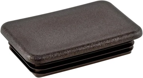 Miniatura 4 de SBDs (paquete de 2) tapones rectangulares de 4 x 2 pulgadas para tubo de acero de 6-12 Ga (L 3.594"-3.782" W 1.594"-1.782" ID) para poste