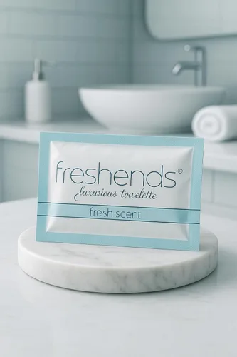 Miniatura 6 de Freshends Toallitas desechables desechables envueltas individualmente, paquete de 100 toallas de lujo, artículos esenciales de baño de invitados