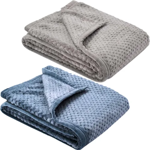 Miniatura 59 de Manta o manta mullida para bebé, suave, cálida y acogedora manta de vellón coral para niños pequeños, bebés o recién nacidos, para cuna, cochecito