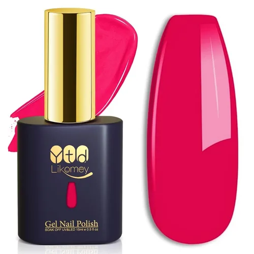 Miniatura 37 de YTD Likomey Esmalte de uñas de gel blanco, 0.5 onzas líquidas, manicura y pedicura para manicura y pedicura de verano, esmalte de color UV, 0.5