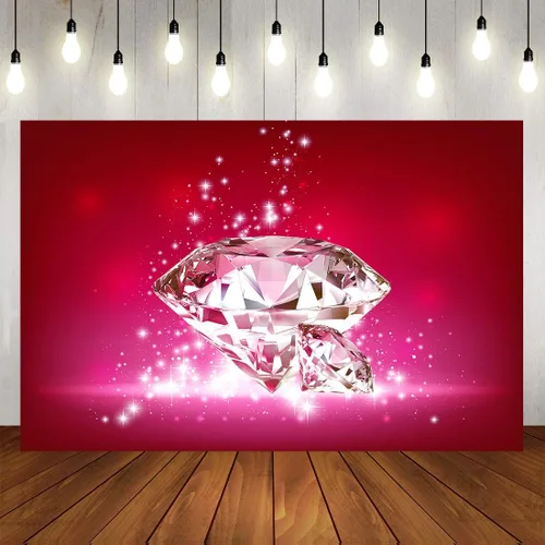 Miniatura 7 de Telón de fondo de diamantes brillantes para decoración de boda, gemas de diamantes de cristal grandes (sin brillantina), telón de fondo de fotos