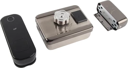 Miniatura 2 de Cerradura de puerta de entrada sin llave Cerradura de cerradura de huella digital Cerradura de bloqueo eléctrico de control remoto para uso doméstico