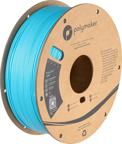 Miniatura 26 de Polymaker Filamento ABS Pro para impresora 3D de 0.069 pulgadas, color negro, ABS de grado de ingeniería de 2.2 lbs con alta resistencia al calor