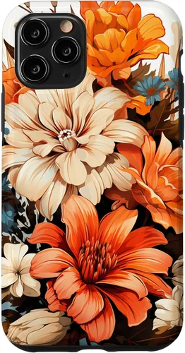 Miniatura 28 de Funda para iPhone 11 Pro Max Vintage Autumn Flower Fall Pumpkin Girl Women Fall