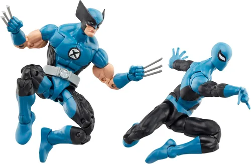 Miniatura 4 de Marvel Legends Series Wolverine and Spider-Man, Fantastic Four Comics - Figura de acción coleccionable de 6 pulgadas, paquete de 2