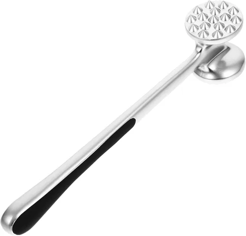 Martillo de carne Mazo de cocina Mazo ablandador de carne Martillo de acero inoxidable 304 Mazo de carne Pounder Cerdo Golpeando Martillo para