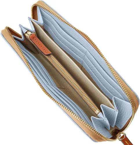 Miniatura 3 de Dooney & Bourke Pebble Grain - Cartera grande con cremallera alrededor de la muñeca