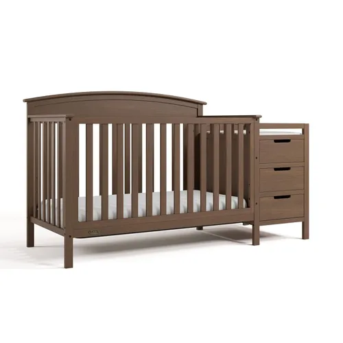 Miniatura 26 de Graco Benton - Cuna convertible 5 en 1 con cajón, certificado GREENGUARD Gold, se convierte de cuna de bebé a cama infantil, sofá cama y cama