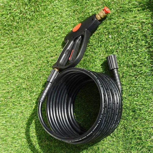 Miniatura 6 de Manguera de lavadora de alta presión de 25 pies, manguera de lavado de potencia mejorada para reemplazo y extensión, M22 0.551 in o M22 0.591 in
