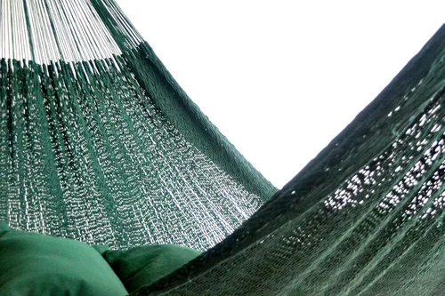 Miniatura 2 de HAMMOCKS RADA. - Cuerda de algodón más gruesa - Estilo maya (azul oscuro)