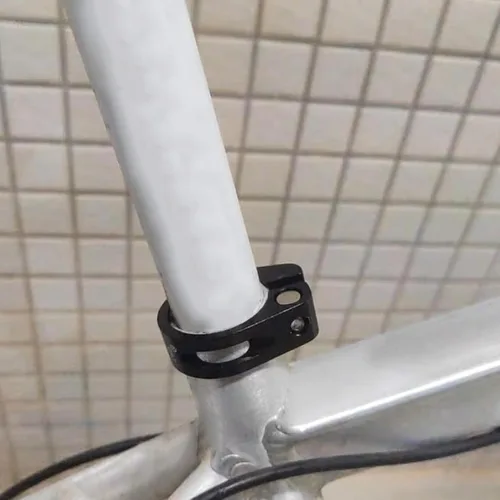 Miniatura 7 de Azarxis Abrazadera de poste de asiento de bicicleta de liberación rápida de aleación de aluminio para tija de sillín de bicicleta Clip de 1.126 in