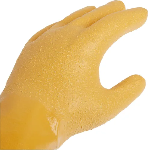 Miniatura 5 de Guantes de trabajo de manga larga de 26 pulgadas de longitud, de algodón y recubiertos con nitrilo, marca Atlas