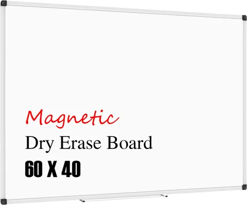 Miniatura 8 de XBoard Pizarra blanca magnética de 36 x 24 pulgadas, pizarra blanca de borrado en seco para pared con bandeja de marcadores de 3 x 2 pies Tablero