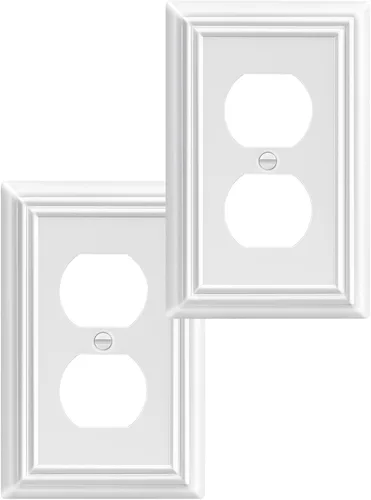 Miniatura 11 de DEWENWILS Paquete de 4 placas de pared de metal, cubierta de interruptor de palanca individual, resistente a la corrosión, níquel cepillado