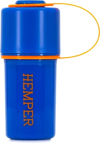 Miniatura 2 de Hemper Keeper - Molinillo de hierbas 3 en 1 con contenedor de almacenamiento doble, a prueba de olores, hermético y resistente al agua, molinillo