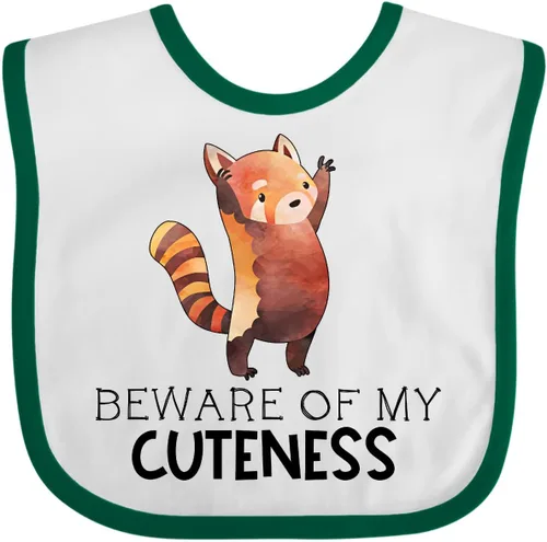 Miniatura 4 de inktastic Beware Of My Cuteness Cute Red Panda Babero