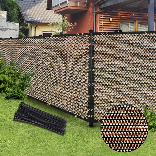 Miniatura 11 de Malla de Privacidad para Exteriores Negra de 6 Pies x 50 Pies, Cerca y Red de Sombra con Cubierta, Ideal para Jardín y Patio Trasero - Mejora