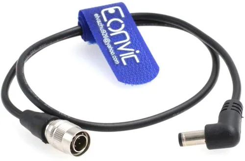 Miniatura 6 de Hirose - Cable divisor en Y de entrada de CC de 4 pines a 2 vías de 0.098 in para monitor receptor Lectrosonics SRc
