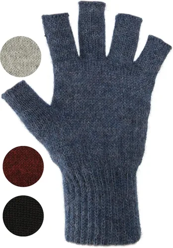 Miniatura 4 de AndeanSun Guantes sin dedos de alpaca cálidos