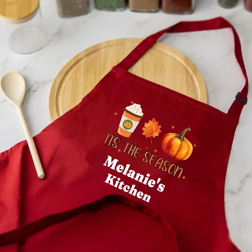 Miniatura 7 de Delantales de Halloween personalizados para mujer, delantal de otoño y otoño, regalo único de cocina para Acción de Gracias, Navidad, Delantales