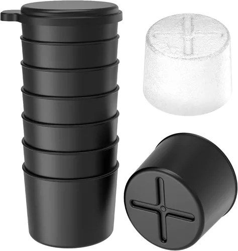 Accesorio de molde de hielo para afeitado KitchenAid, moldes de hielo de plástico reutilizables con tapas para accesorio de afeitadora de hielo