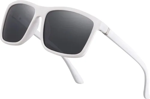 Miniatura 28 de Gafas de sol polarizadas deportivas para hombre, gafas de marco cuadrado NP1007