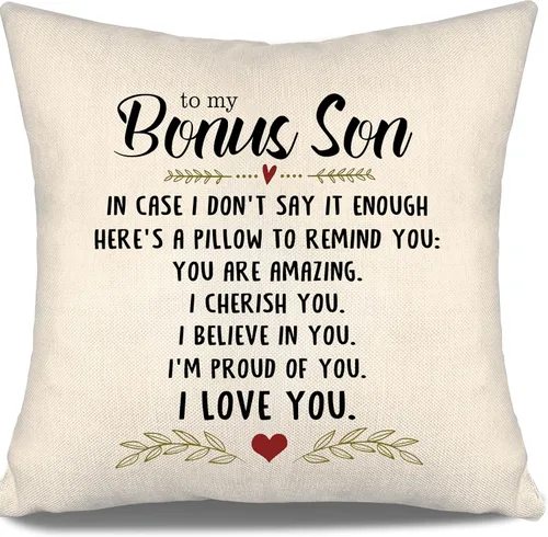 Miniatura 22 de En caso de que no lo diga lo suficiente aquí hay una almohada para recordarte que eres increíble, te aprecio, te quiero. Funda de almohada para tía